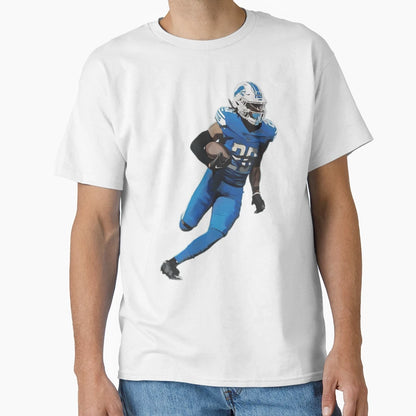 JG Detroit Lions Running Back Speed T-Shirt - Unique Graphic Men Women - T-Shirt, Sweatshirt, Hoodie