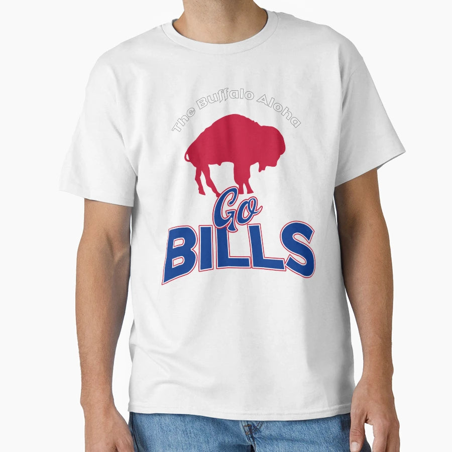 Go Bills Buffalo Aloha T-Shirt - Trendy Graphic Men Women - T-Shirt, Sweatshirt, Hoodie