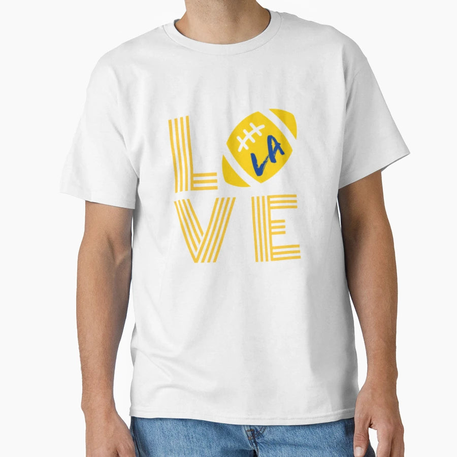 Rams Love La Los Angeles T-Shirt - Custom Art Print Unisex - T-Shirt, Sweatshirt, Hoodie