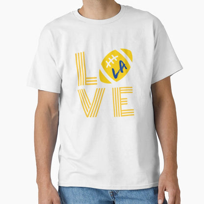 Rams Love La Los Angeles T-Shirt - Custom Art Print Unisex - T-Shirt, Sweatshirt, Hoodie