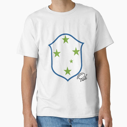 Braziliaan Soccer Pele T-Shirt - Minimalist Print for Adults - T-Shirt, Sweatshirt, Hoodie