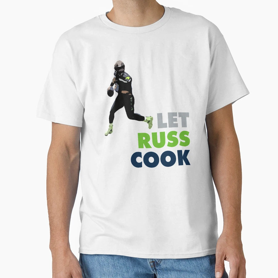 Let Russ Cook T-Shirt - Unique Graphic Unisex - T-Shirt, Sweatshirt, Hoodie