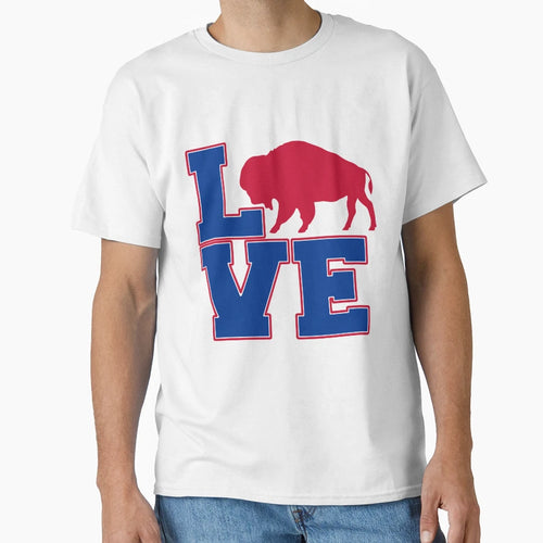 Buffalo Love T-Shirt - Aesthetic Graphic for Adults - T-Shirt, Sweatshirt, Hoodie