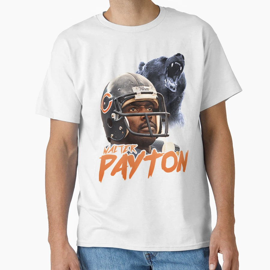 Walter Payton Chicago Bears Fan T-Shirt - Trendy Graphic Men Women - T-Shirt, Sweatshirt, Hoodie