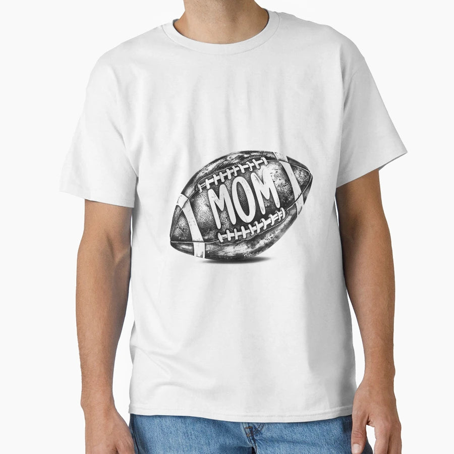 Football Mom Grunge American Football T-Shirt - Streetwear Style Men Women - T-Shirt, Sweatshirt, Hoodie