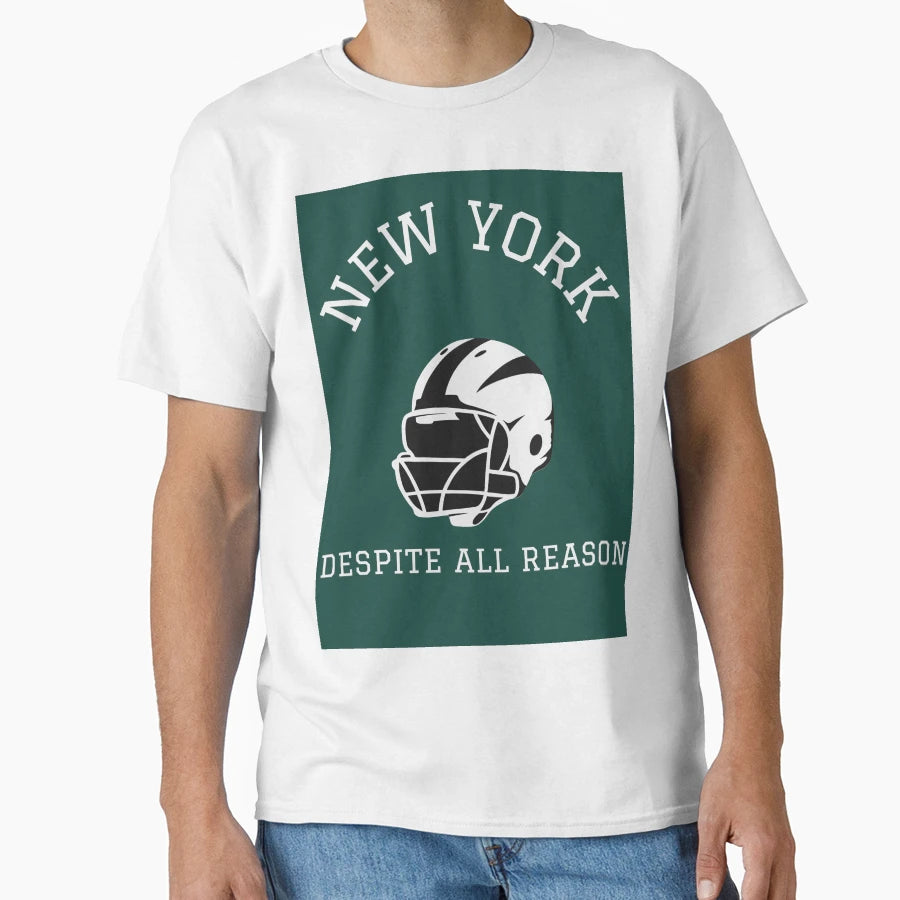 New York Football Despite All T-Shirt - Aesthetic Graphic for Adults - T-Shirt, Sweatshirt, Hoodie