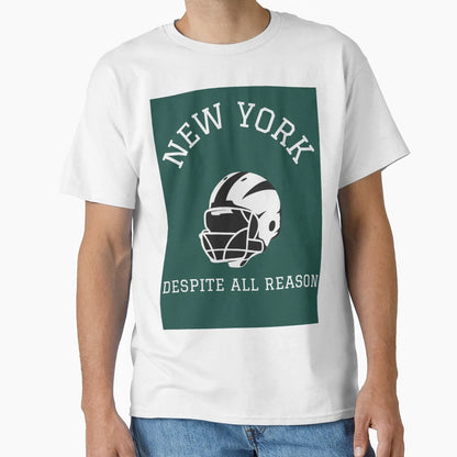 New York Football Despite All T-Shirt - Aesthetic Graphic for Adults - T-Shirt, Sweatshirt, Hoodie