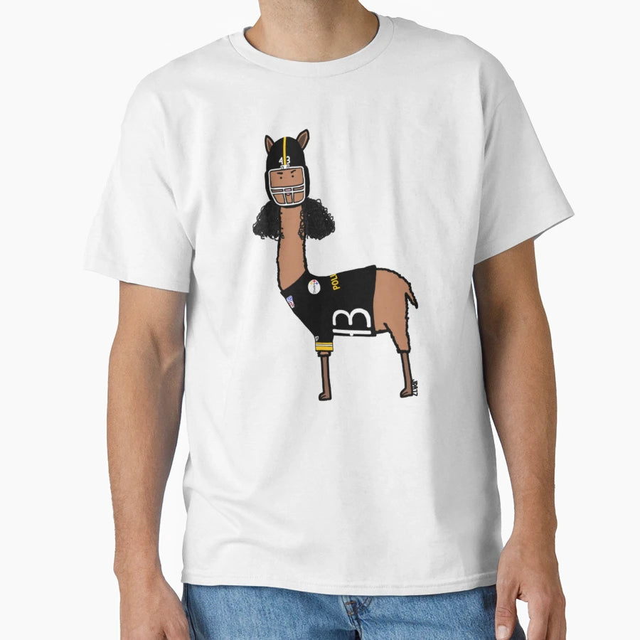 Troy Pollamalu T-Shirt - Novelty Apparel for Adults - T-Shirt, Sweatshirt, Hoodie