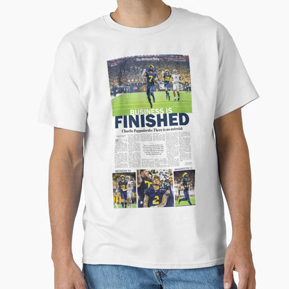 Michigan Daily Back Cover 1 10 24 T-Shirt - Unique Graphic for Adults - T-Shirt, Sweatshirt, Hoodie