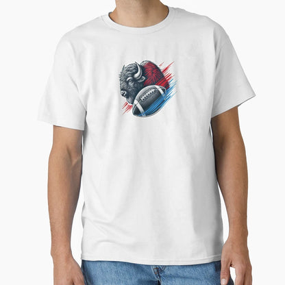 Buffalo Pride Football T-Shirt - Graphic Print for Adults - T-Shirt, Sweatshirt, Hoodie