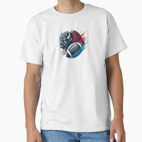 Buffalo Pride Football T-Shirt - Graphic Print for Adults - T-Shirt, Sweatshirt, Hoodie