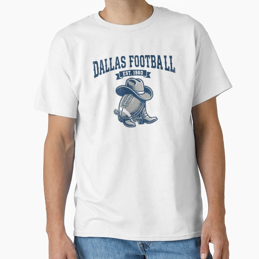 Dallas Cowboys Football Est 1960 T-Shirt - Fun Novelty Design Men Women - T-Shirt, Sweatshirt, Hoodie