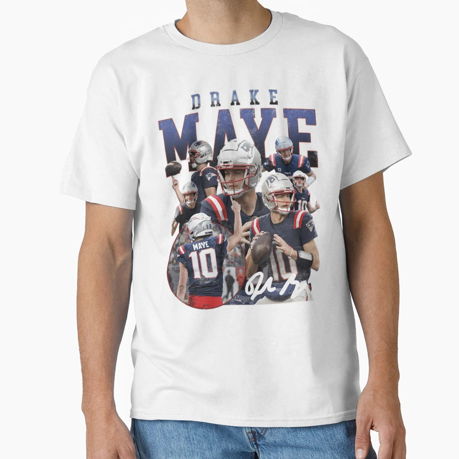Drake Maye T-Shirt - Novelty Apparel for Adults - T-Shirt, Sweatshirt, Hoodie