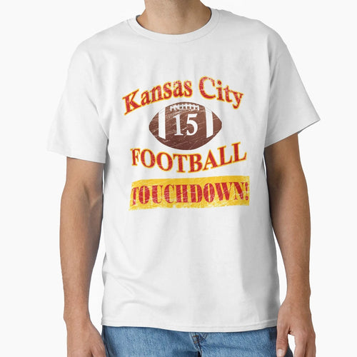 Kansas City Winning Footbal Touchdown T-Shirt - Novelty Apparel Unisex - T-Shirt, Sweatshirt, Hoodie