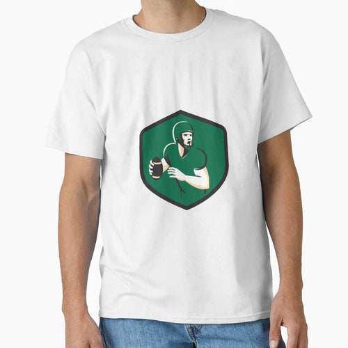 American Football Quarterback Qb T-Shirt - Casual Everyday Wear Men Women - T-Shirt, Sweatshirt, Hoodie
