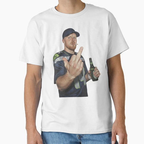 Sam Darnold Middle Finge T-Shirt - Graphic Print Men Women - T-Shirt, Sweatshirt, Hoodie