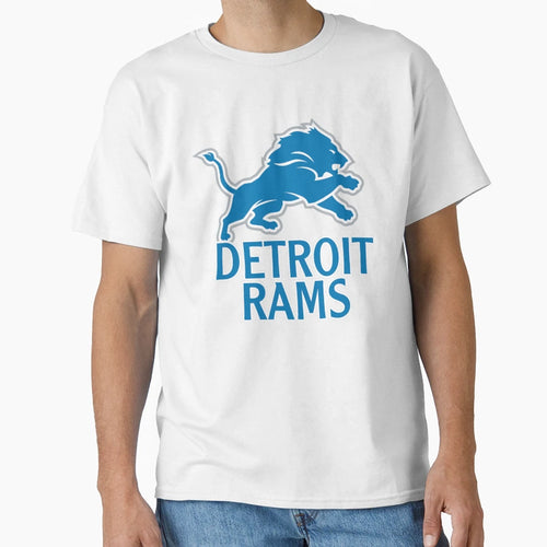 Detroit Rams T-Shirt - Casual Everyday Wear Unisex - T-Shirt, Sweatshirt, Hoodie