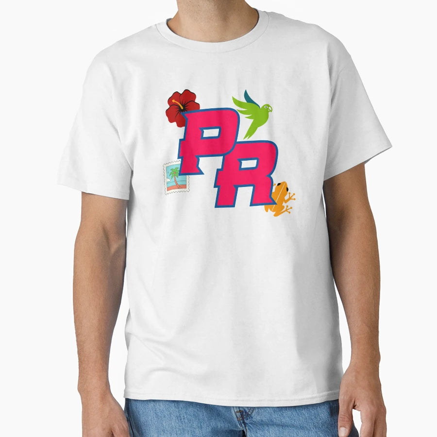 Puerto Rico Pr T-Shirt - Custom Art Print Unisex - T-Shirt, Sweatshirt, Hoodie