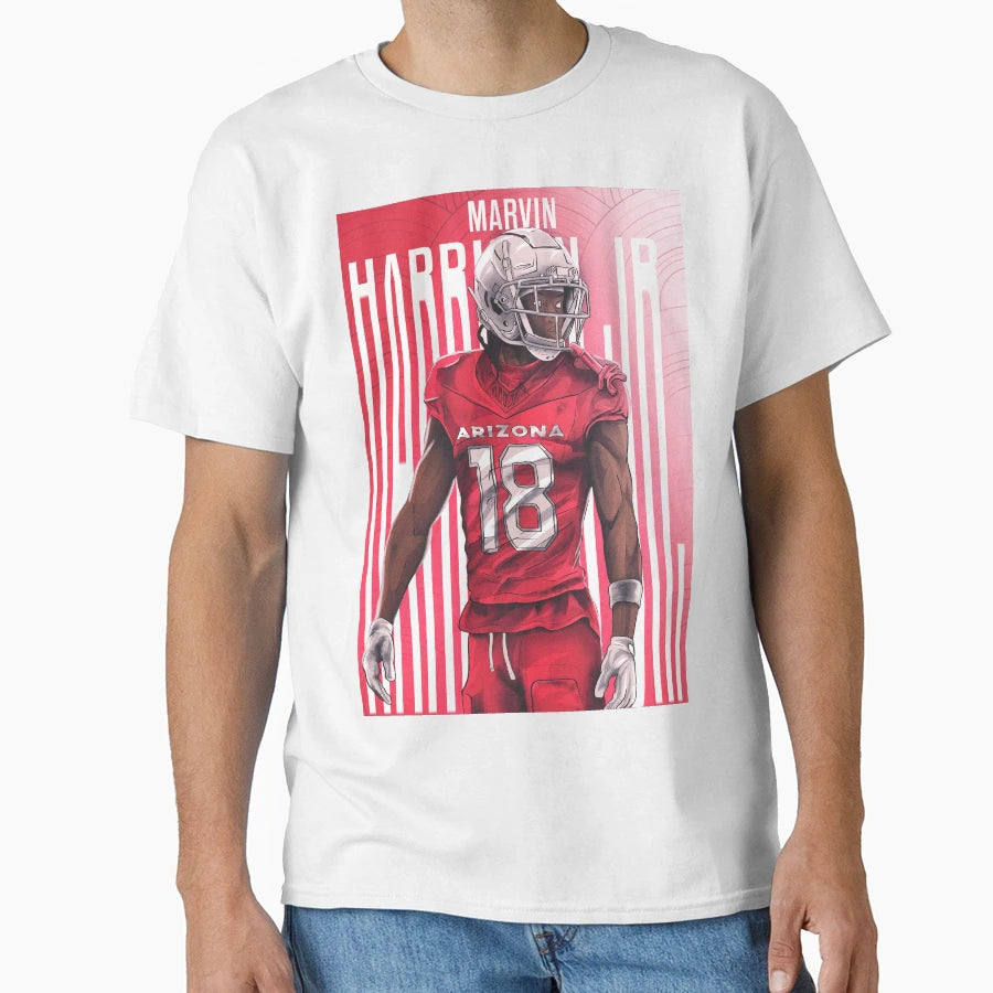 Marvin Harrison Jr Arizona Cardinals Wr T-Shirt - Unique Graphic Unisex - T-Shirt, Sweatshirt, Hoodie