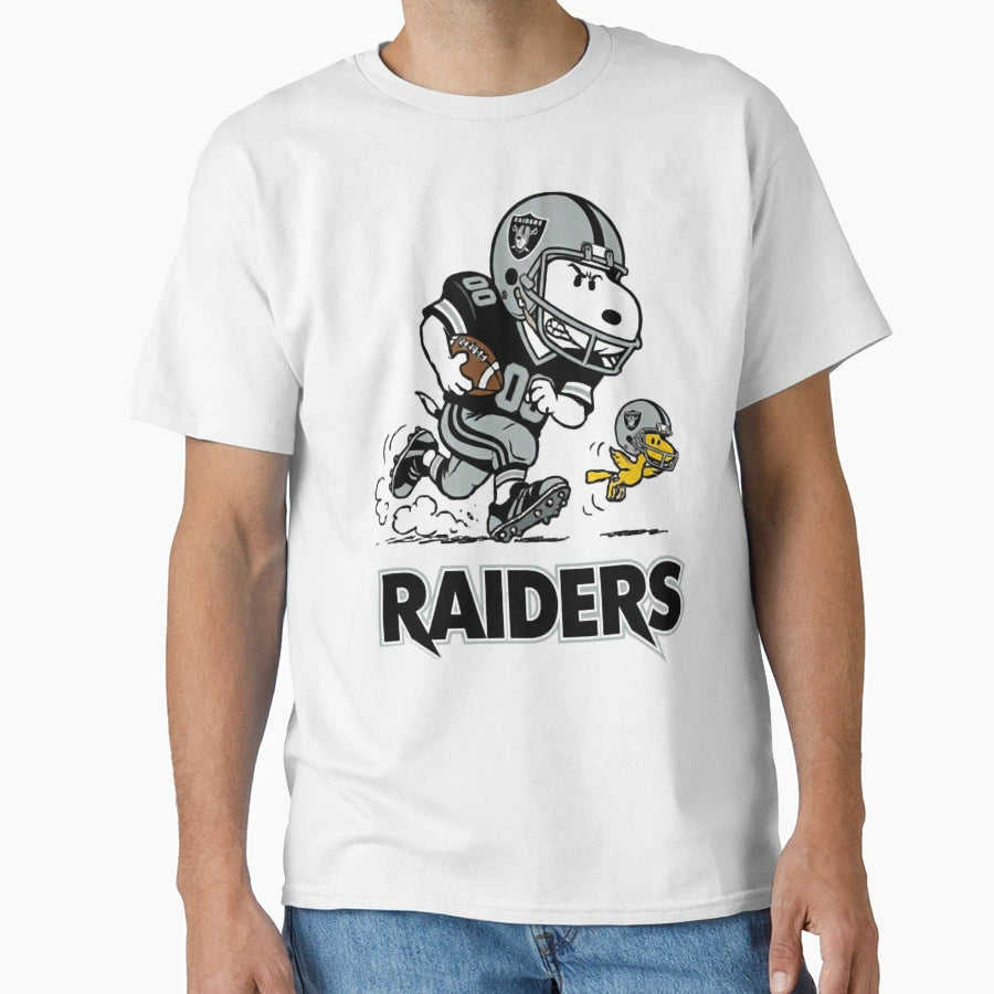 Raiders Snoopy Las Vegas T-Shirt - Casual Everyday Wear for Adults - T-Shirt, Sweatshirt, Hoodie