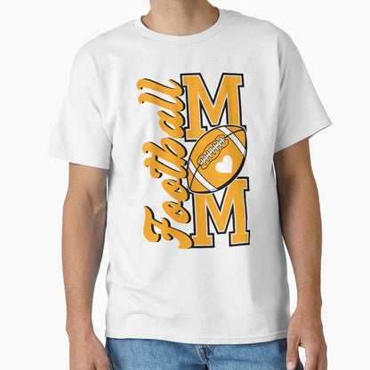 Football Mom Game Day Sports Football T-Shirt - Graphic Print Men Women - T-Shirt, Sweatshirt, Hoodie