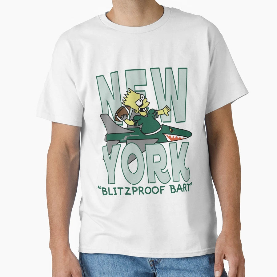 Blitzproof Bart Jets T-Shirt - Minimalist Print Men Women - T-Shirt, Sweatshirt, Hoodie