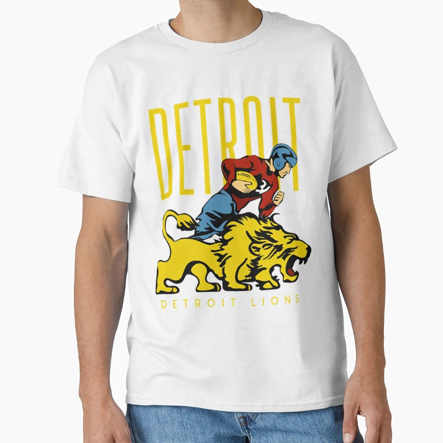 Art Detroit Lions T-Shirt - Fun Novelty Design Men Women - T-Shirt, Sweatshirt, Hoodie