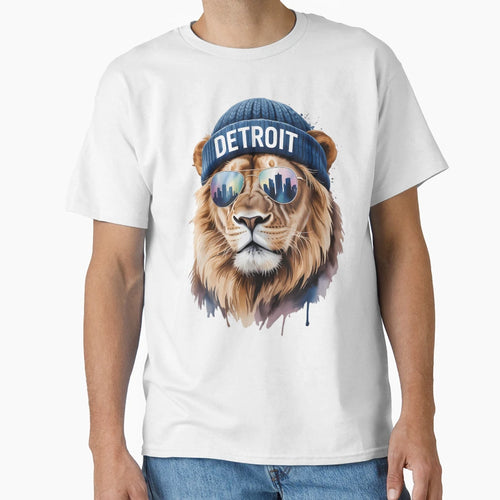 Detroit Lion City Pride T-Shirt - Graphic Print for Adults - T-Shirt, Sweatshirt, Hoodie