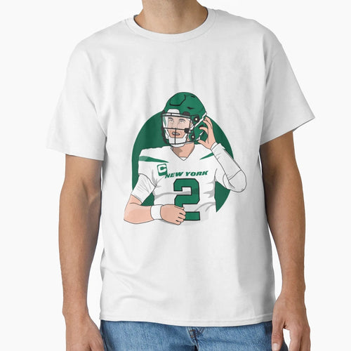 Zach Wilson Quarterback T-Shirt - Unique Graphic Men Women - T-Shirt, Sweatshirt, Hoodie