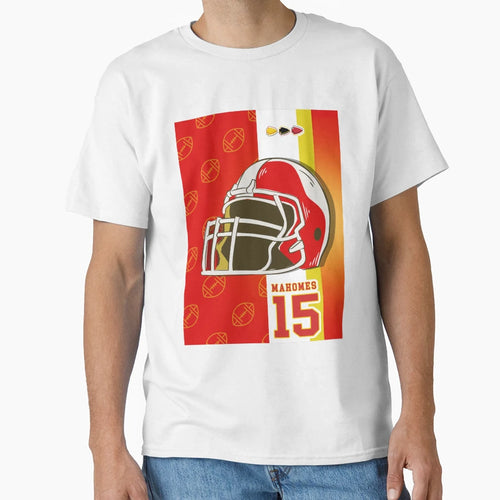 Mahomes 15 T-Shirt - Minimalist Print Unisex - T-Shirt, Sweatshirt, Hoodie