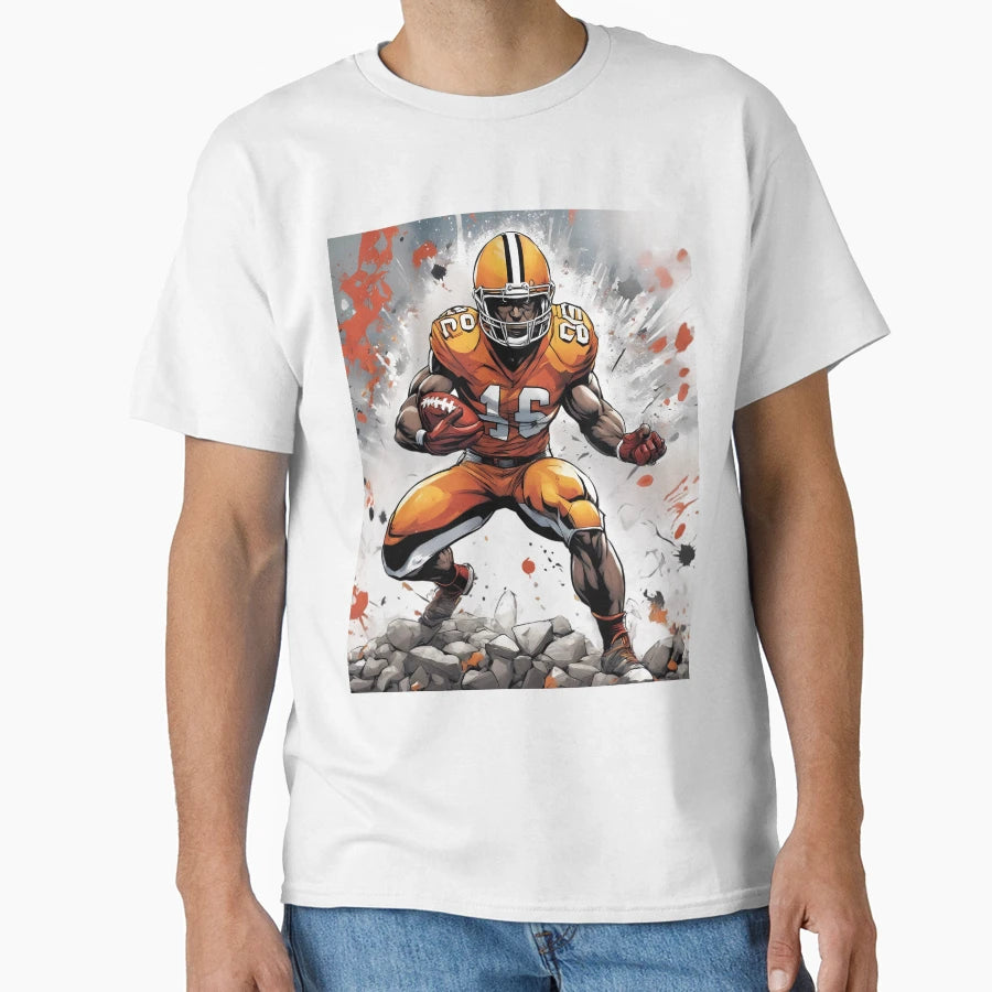 American Football Player T-Shirt - Casual Everyday Wear Unisex - T-Shirt, Sweatshirt, Hoodie