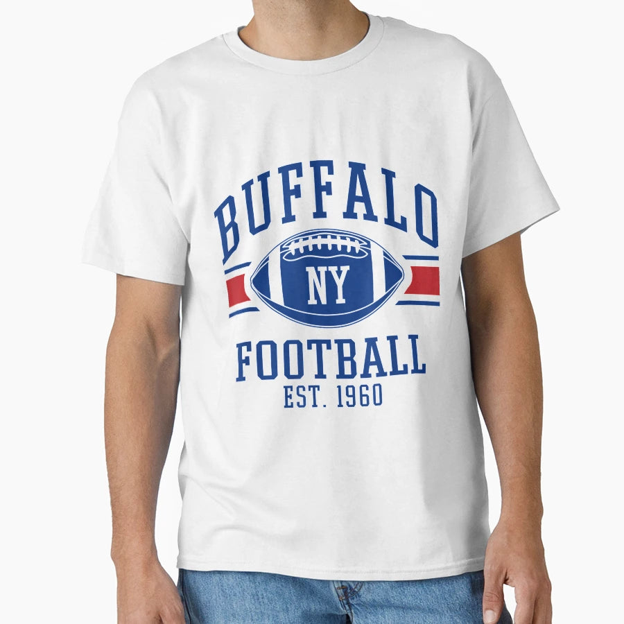 Buffalo Football New York Sports Gift T-Shirt - Unique Graphic Unisex - T-Shirt, Sweatshirt, Hoodie