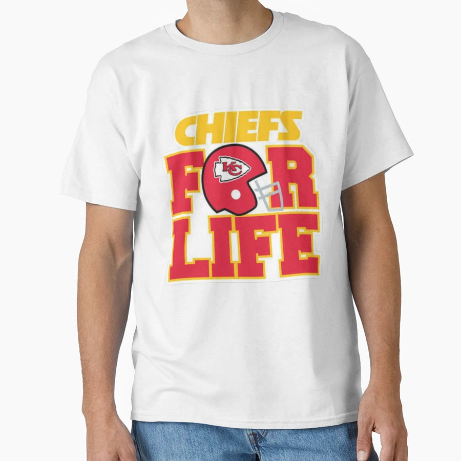 Kc Chiefs Life T-Shirt - Graphic Print for Adults - T-Shirt, Sweatshirt, Hoodie