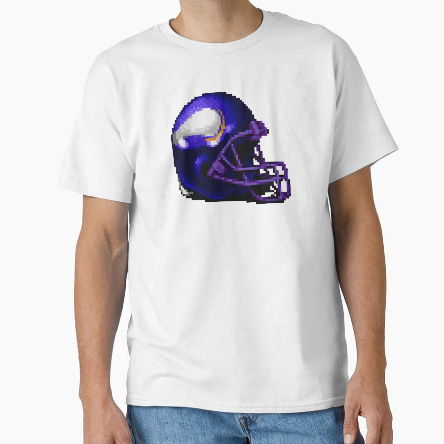 Vikings Helmet Sprite T-Shirt - Casual Everyday Wear Men Women - T-Shirt, Sweatshirt, Hoodie