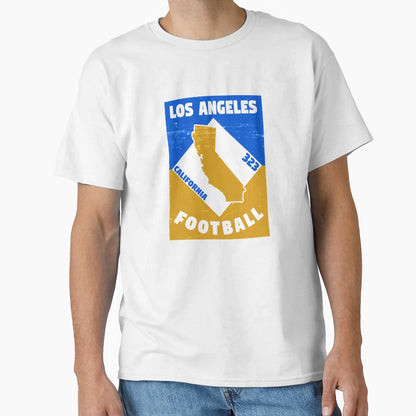 Los Angeles C Football T-Shirt - Custom Art Print Unisex - T-Shirt, Sweatshirt, Hoodie