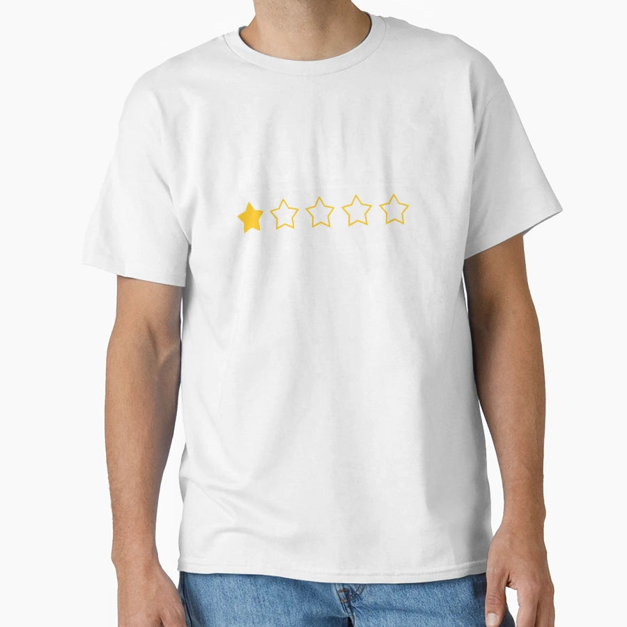 Monday Would Not Recommend One Star T-Shirt - Novelty Apparel for Adults - T-Shirt, Sweatshirt, Hoodie