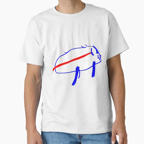JA Bills Potato Drawing White T-Shirt - Custom Art Print Unisex - T-Shirt, Sweatshirt, Hoodie