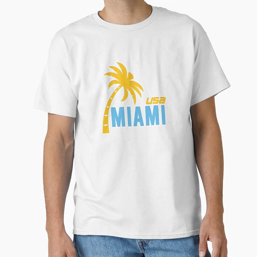 Miami Usa T-Shirt - Aesthetic Graphic Men Women - T-Shirt, Sweatshirt, Hoodie