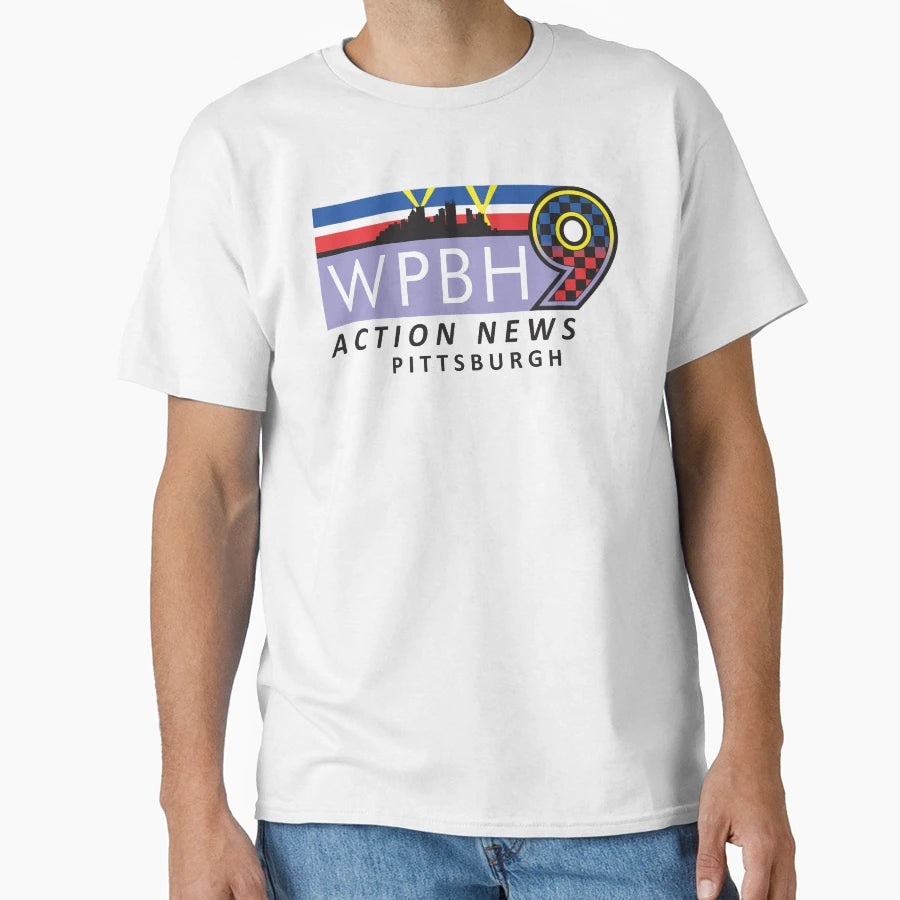 Wpbh 9 Action News T-Shirt - Minimalist Print Unisex - T-Shirt, Sweatshirt, Hoodie