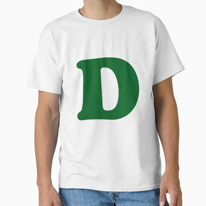 Letter D Initial D T-Shirt - Unique Graphic for Adults - T-Shirt, Sweatshirt, Hoodie