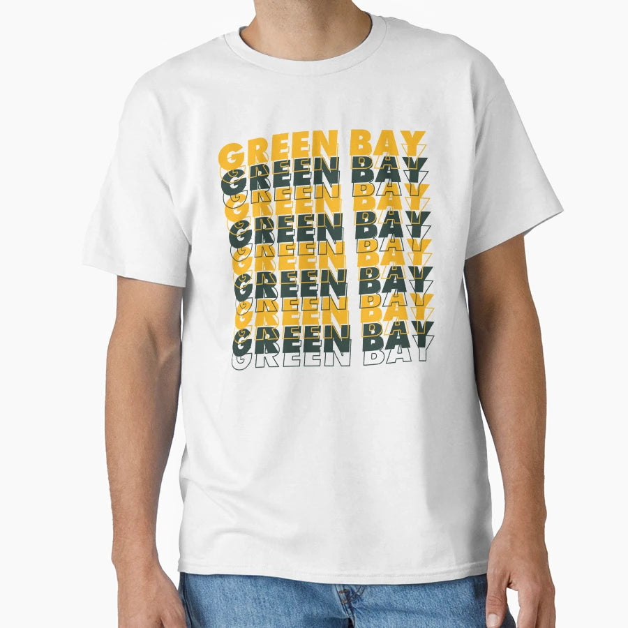 Green Bay T-Shirt - Graphic Print Unisex - T-Shirt, Sweatshirt, Hoodie