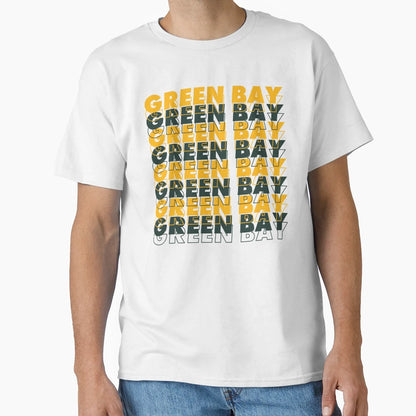 Green Bay T-Shirt - Graphic Print Unisex - T-Shirt, Sweatshirt, Hoodie