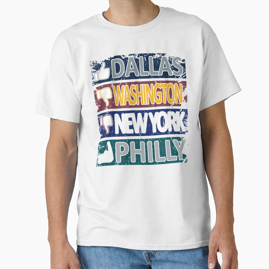 Funny Dallas Football Fan East T-Shirt - Fun Novelty Design Men Women - T-Shirt, Sweatshirt, Hoodie