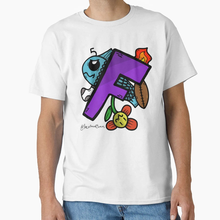 Letter F T-Shirt - Novelty Apparel Unisex - T-Shirt, Sweatshirt, Hoodie