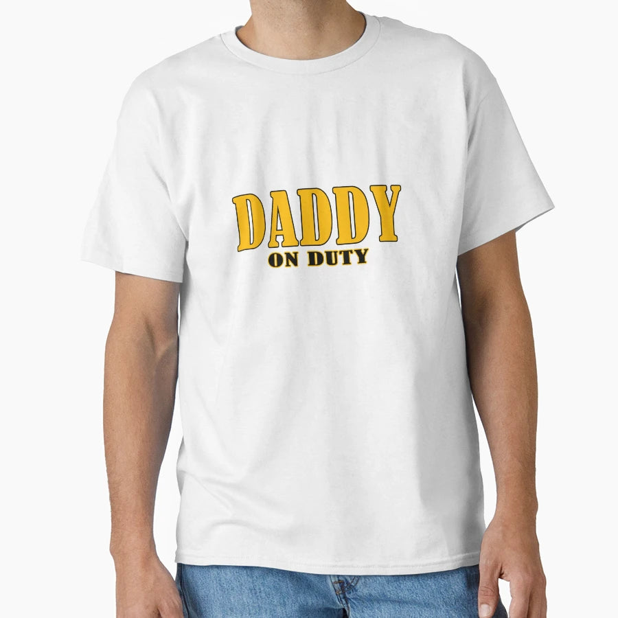Daddy Duty T-Shirt - Aesthetic Graphic for Adults - T-Shirt, Sweatshirt, Hoodie