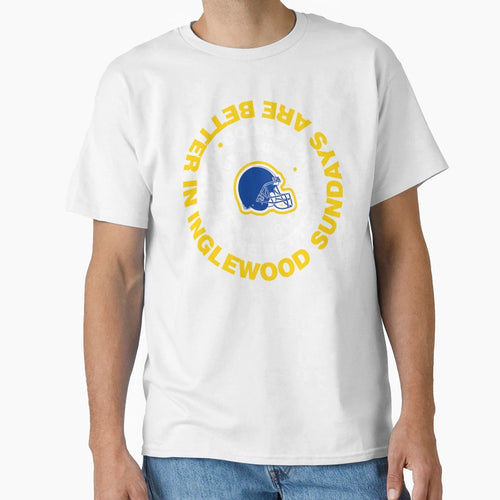 Los Angeles Is Best Place To Be Sunday T-Shirt - Unique Graphic Unisex - T-Shirt, Sweatshirt, Hoodie