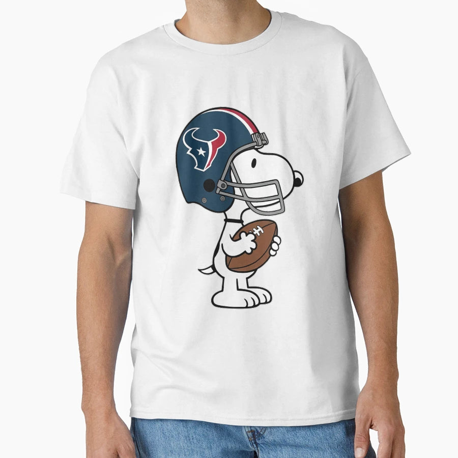 Snoopy Houston Texans Game Day T-Shirt - Casual Everyday Wear Men Women - T-Shirt, Sweatshirt, Hoodie