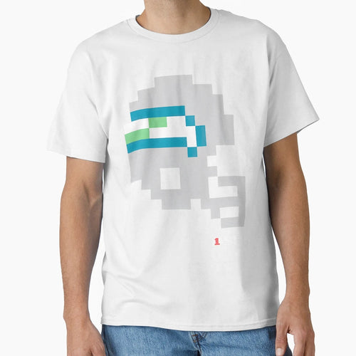 8 Bit Football Helmet T-Shirt - Unique Graphic Unisex - T-Shirt, Sweatshirt, Hoodie