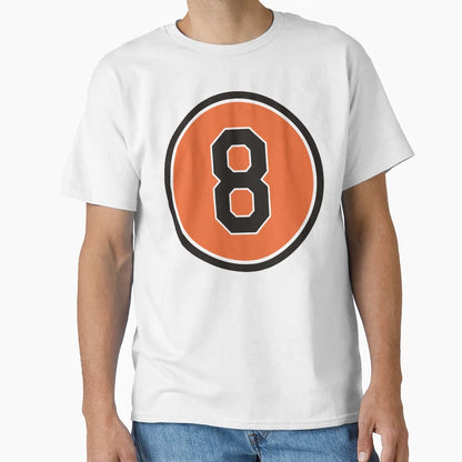 Cal Ripken Jr 8 Jersey Number T-Shirt - Streetwear Style Men Women - T-Shirt, Sweatshirt, Hoodie