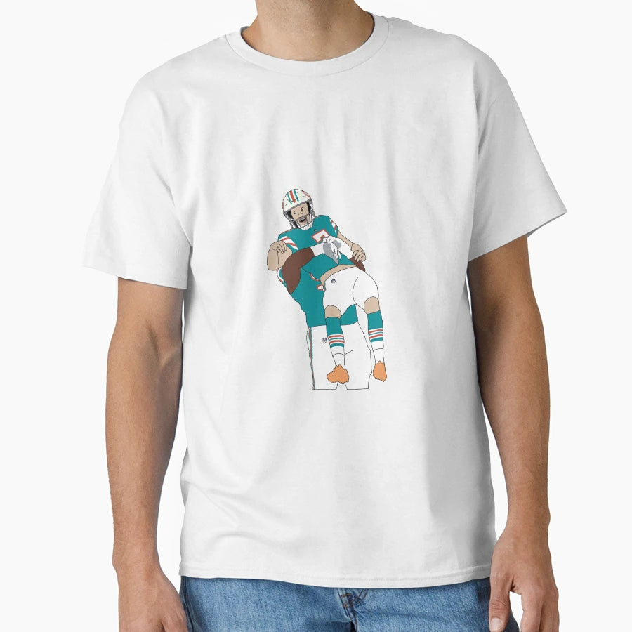 Miami Dolphins Jason Sanders Trick Play T-Shirt - Trendy Graphic Unisex - T-Shirt, Sweatshirt, Hoodie